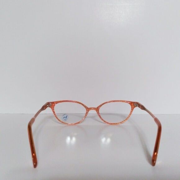Womens Bon Vivant Coral Designer Cat Eyeglass Frames Never Worn Handmade Italy - Picture 4 of 6